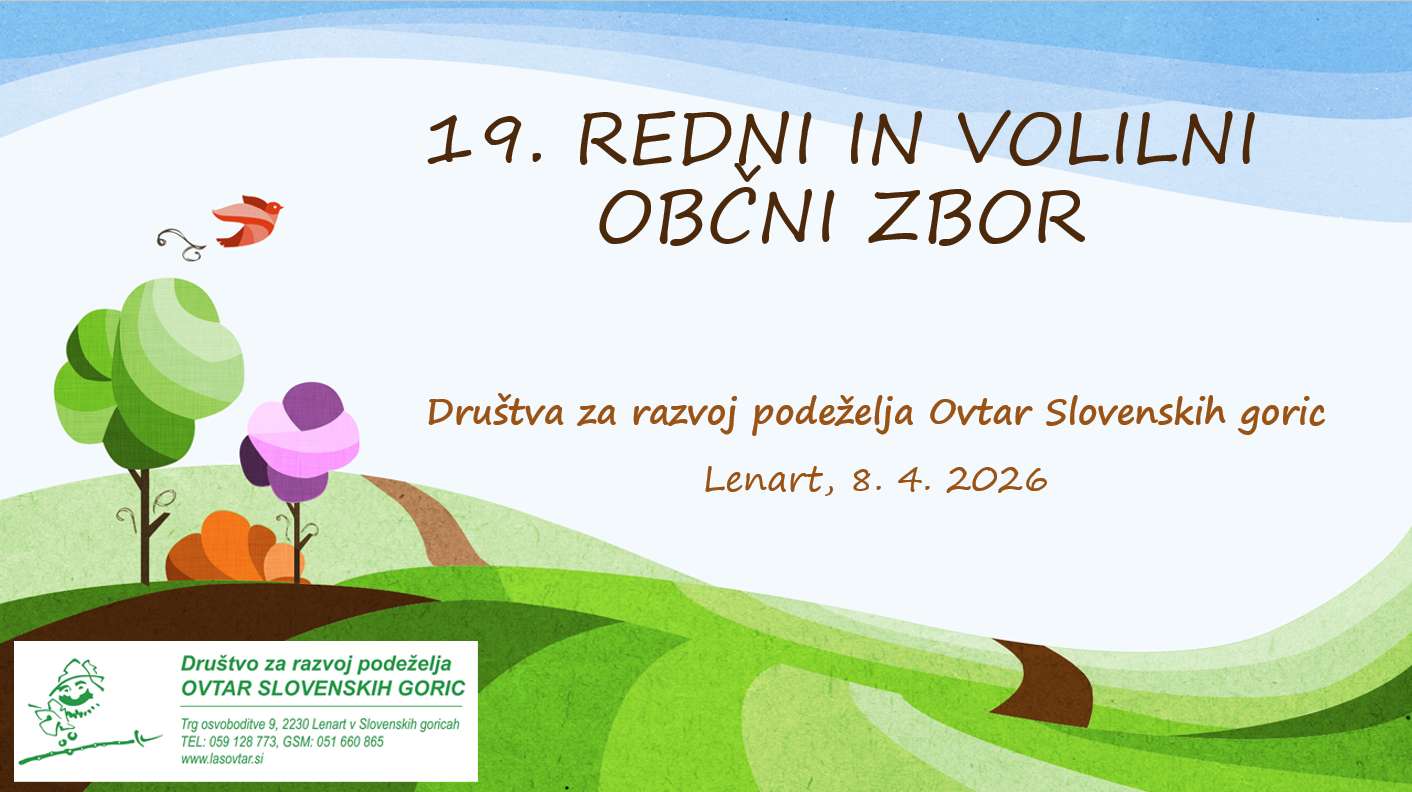 Občni zbor DRUŠTVO