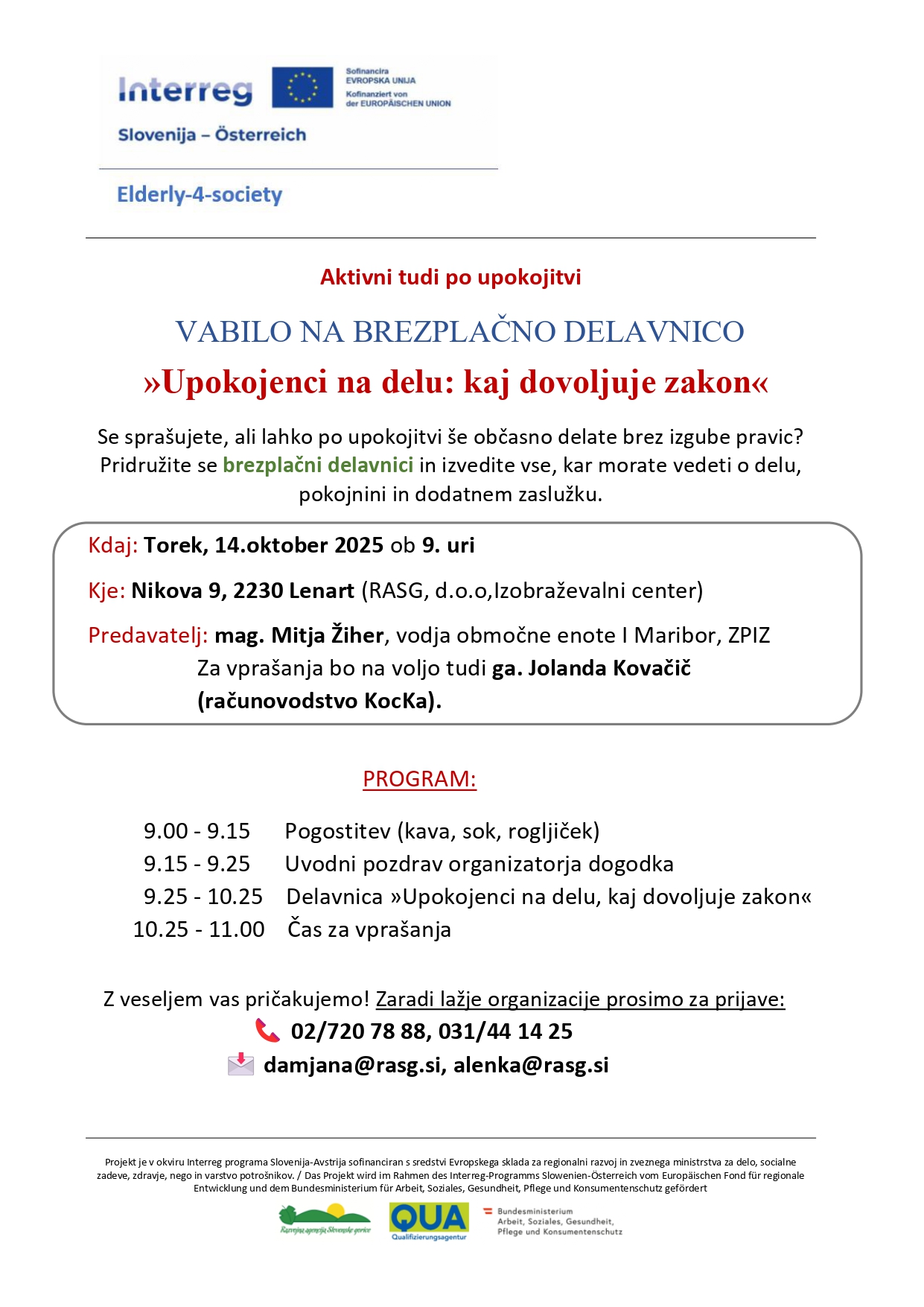 PRAVNE PODLAGE ZA UPOKOJENCE za FB